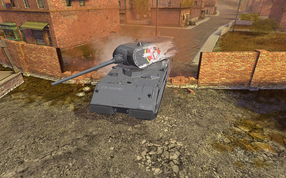 It changes the tank name in battle to Maus Legionary. 