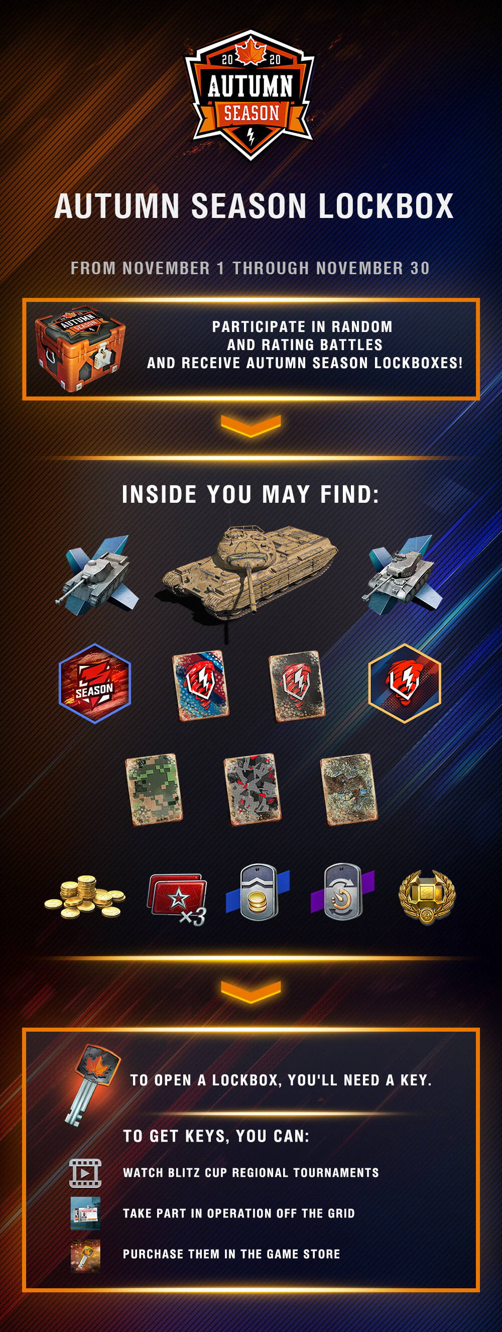 Autumn Season Lockboxes | World of Tanks Blitz