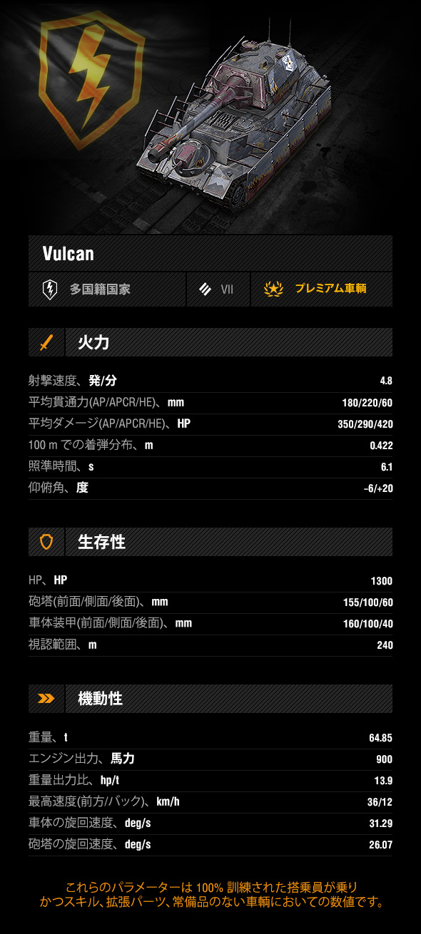 怒りの Vulcan | World of Tanks Blitz
