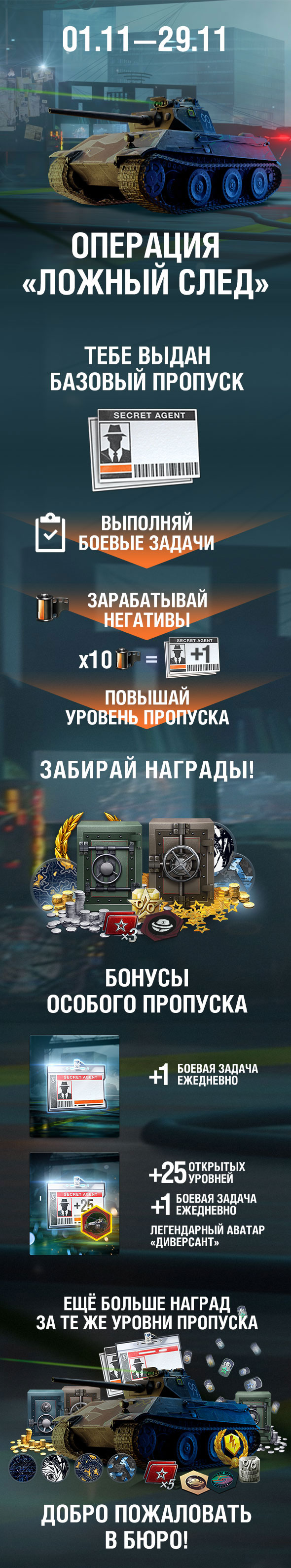 Операция «Ложный след» | World of Tanks Blitz