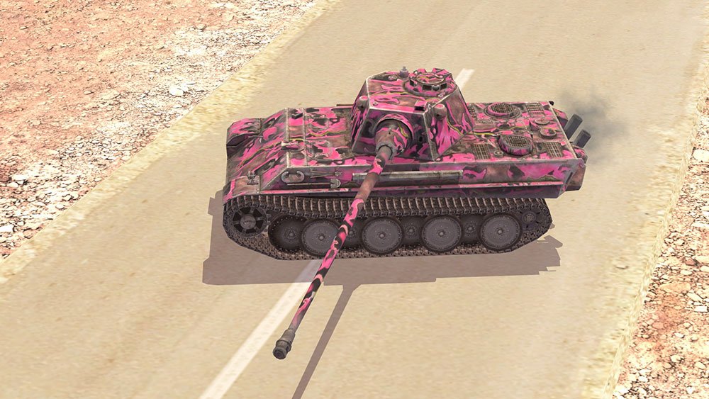 Pink Thing of The Day: Custom Camouflage Tank!